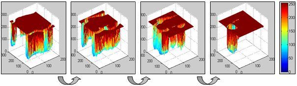 Peng Lv, Zhimin Chen, Xing Wang As shown in Figure 5, the light intensity distribution of the holographic interferometry picture was converted to the relative light intensity distribution.