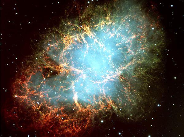 The Crab Nebula This supernova was recorded by Chinese astronomers in 1054 AD. It was BRIGHT! It was seen in daylight!