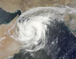 Major Cyclones across coastal areas of