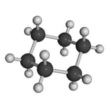 14. What are the empirical and molecular formulas for the following compound? (C = dark atoms, H = light atoms) a. CH (molecular) C 6 H 6 (empirical) c. C 6 H 12 (molecular) CH 2 (empirical) b.