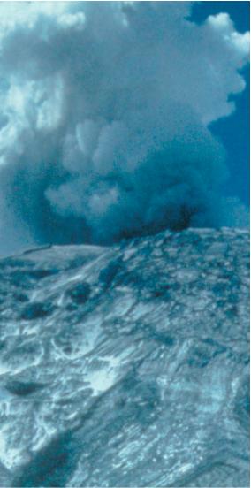Volcanoes: Help or Hindrance? Volcanic eruptions can range from violent to mild. All kinds of eruptions have effects that can be both harmful and beneficial to people and the environment.