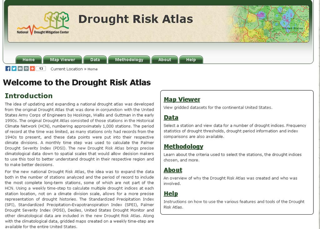 Drought Risk Atlas