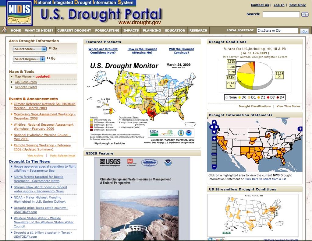 NIDIS Drought Portal http://www.drought.