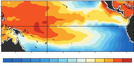 El Niño Status and Forecast Source: NOAA Climate Prediction Center According to the NOAA Climate Prediction Center, sea surface temperatures (SSTs) and subsurface ocean temperatures remain close to