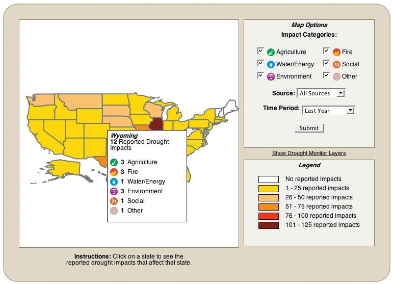 Introduction to the Drought Impact Reporter By Keah Schuenemann, Graduate student at the University of Colorado.
