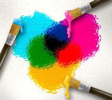 6d Paint pigments are subtractive colours. Extra for experts Paint absorbs light waves. The paint is called subtractive because with each addition of colour more of the wave lengths are absorbed.