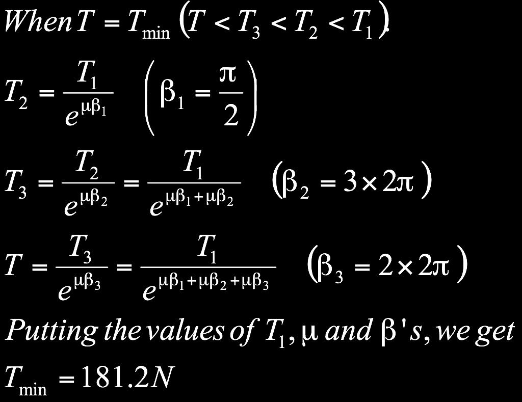 Problem 49 - Solution T = T max : (T>T 3 >T 2 >T 1 ) T = T min