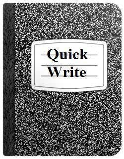 Quick Write Date: Focus Question: Is there life in your Mini-habitat?