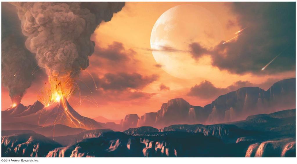 Earliest Organisms Early Earth environment: multiple meteor strikes Hundreds of