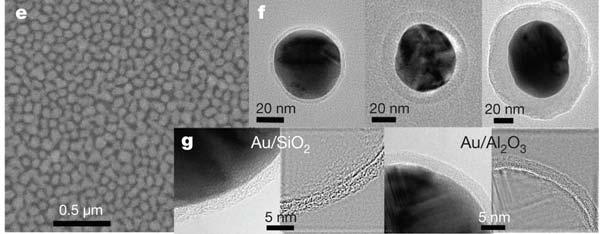 Preparation of Au@SiO 2 core-shell NPs Experimental A freshly prepared aqueous solution of 1 mm (3-Aminopropyl) trimethoxysilane (APS) was added to the Au@Citrate sol under vigorous magnetic stirring