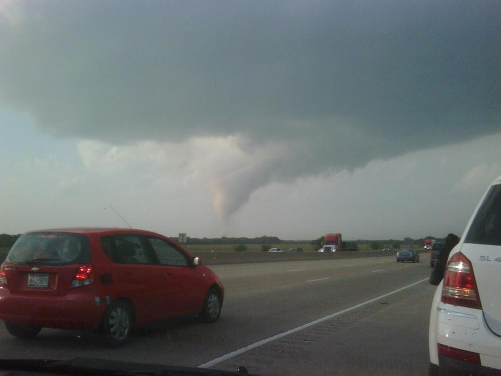 Tornado Safety in Vehicles Abandon vehicles for a substantial building Cars can be easily tossed about by a tornado s