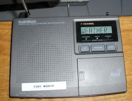 NOAA Weather Radio 24-hour continuous broadcast from NWS Alarm tone - SAME