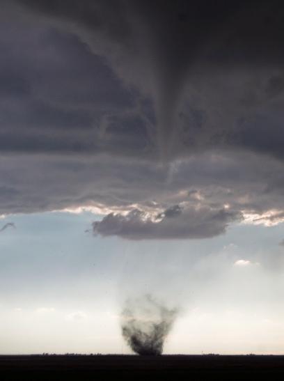Fundamental Definitions TORNADO A violently-rotating column of air, attached to thunderstorm base, in contact with