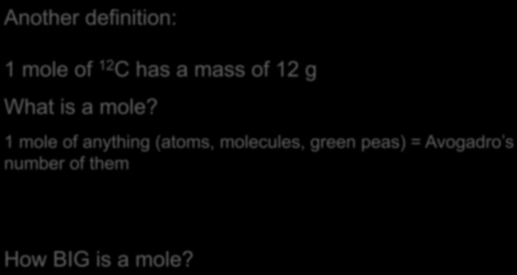 is a mole?