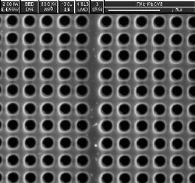 2D nanocomposite photonic crystal sample Fabrication: spin coating + FIB