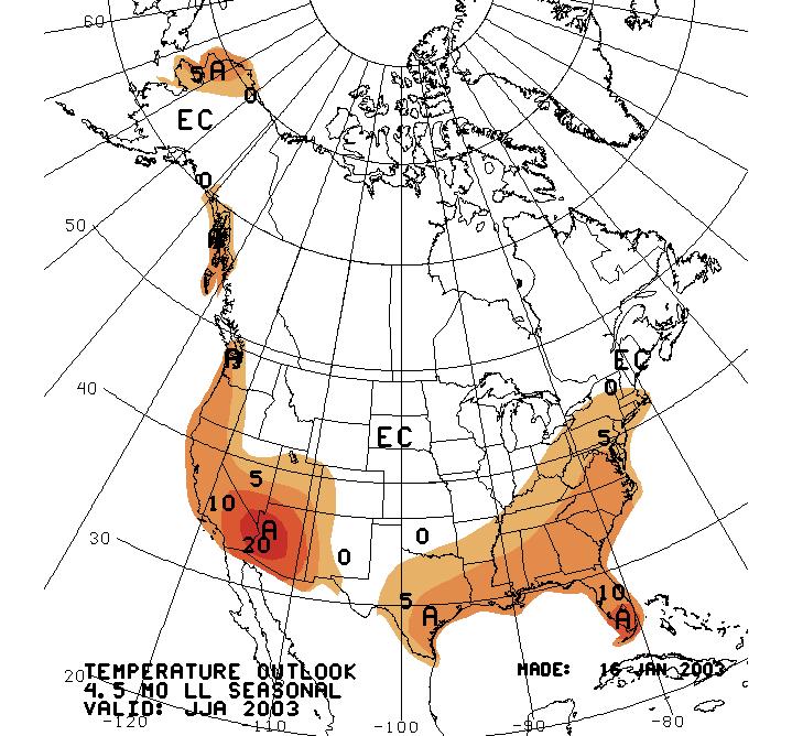 Temperature June-Aug 2003 From the Colorado Prediction Center http://www.cpc.ncep.