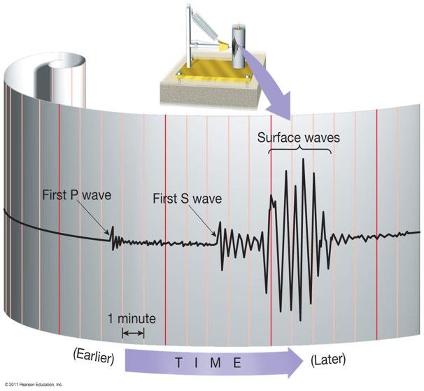 Seismogram Showing