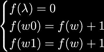 Proving a function is Define f:{0,1}* à N by f(w) = w, or