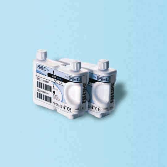 Cassette packaging Mono / Bi reagent cassettes Ready-to-use Extended range > 52 parameters > General Chemistries / Specific Proteins