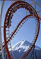 Works in vertical direction too Roller coaster loops: Loop accelerates you downward (at top) with acceleration