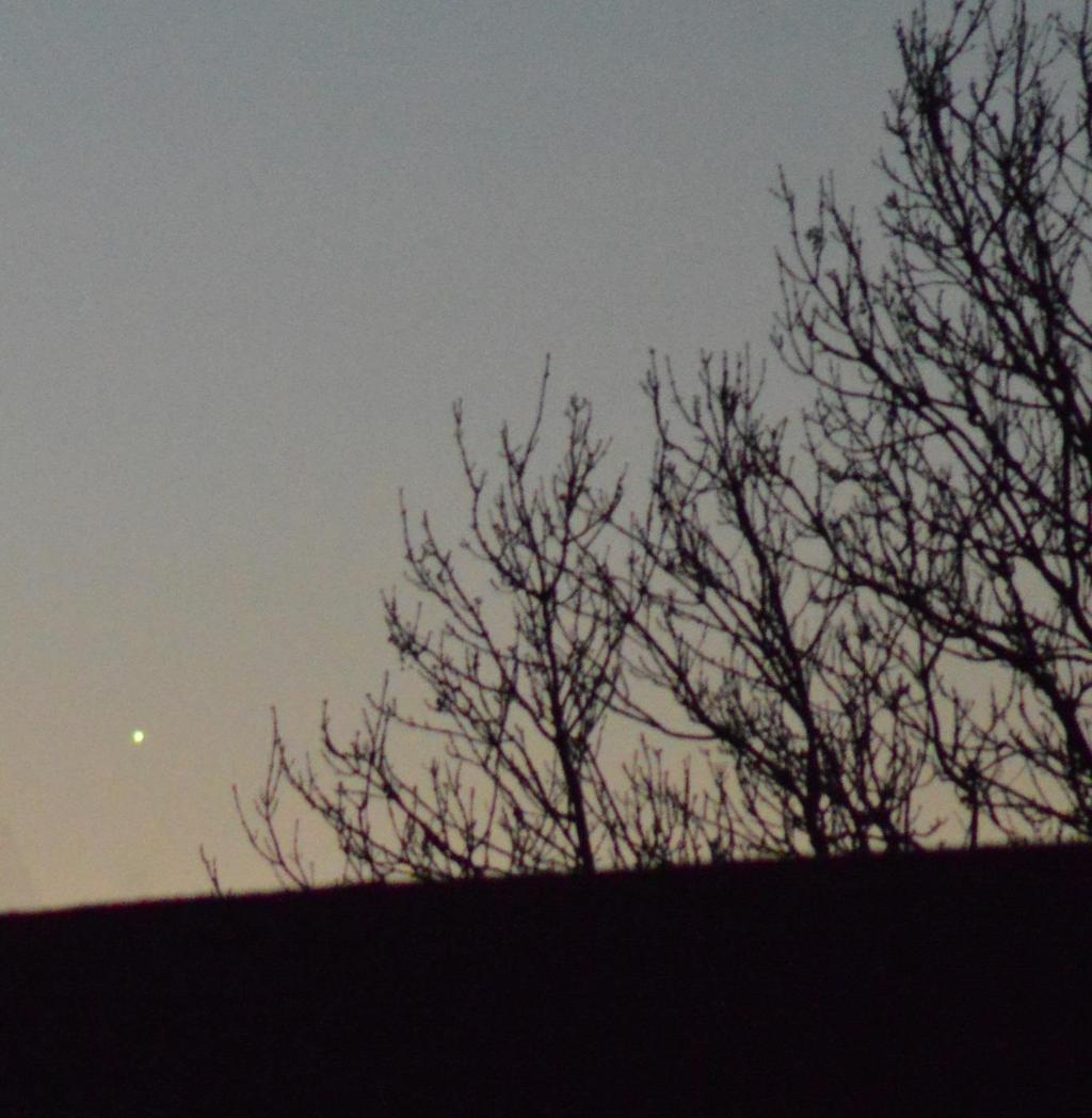 Venus in the evening sky February 25th Constellations I did not manage any