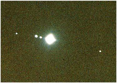 from the Earth, and so it could never have shown the gibbous phases that Galileo observed In 1610 Galileo discovered four moons of Jupiter, also called the Galilean moons