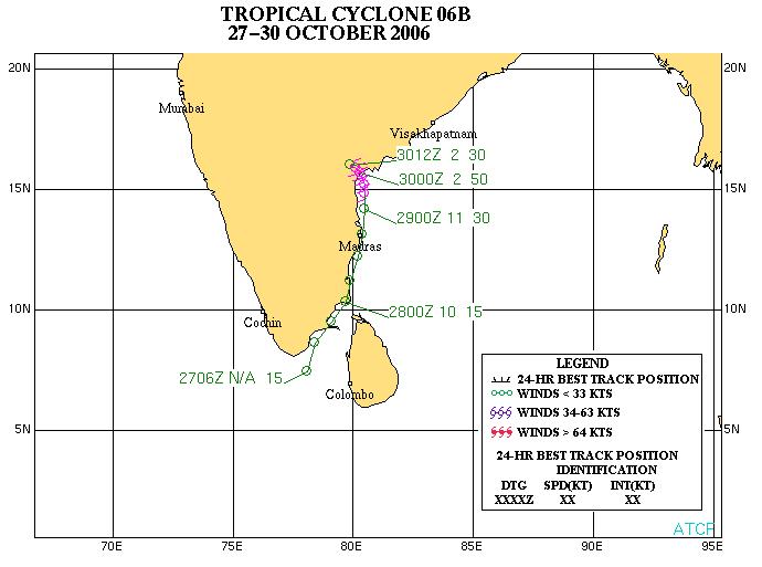 TROPICAL CYCLONE (TC) B First Poor: Z OCT First Fair: Z OCT First TCFA: Z OCT First