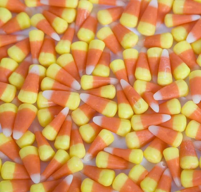 Candy became a popular offering as trickor-treating became more widespread in the 1950s.