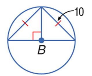 Find the exact circumference of each circle using the given inscribed or circumscribed polygon. 13. 14. Find the exact circumference of each circle using the given inscribed or circumscribed polygon.