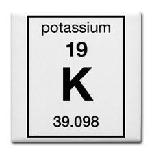 Potassium is an element in group