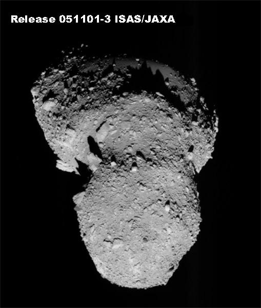 Asteroid, or rubble pile? A few years ago, A Japanese probe took these images.