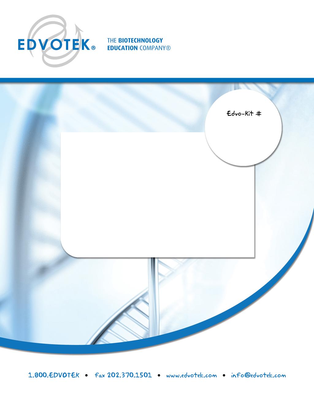 REVISED & UPDATED Edvo-Kit #113 Principles of Thin Layer Chromatography Experiment Objective: The objective of this experiment is to gain an understanding of the theory