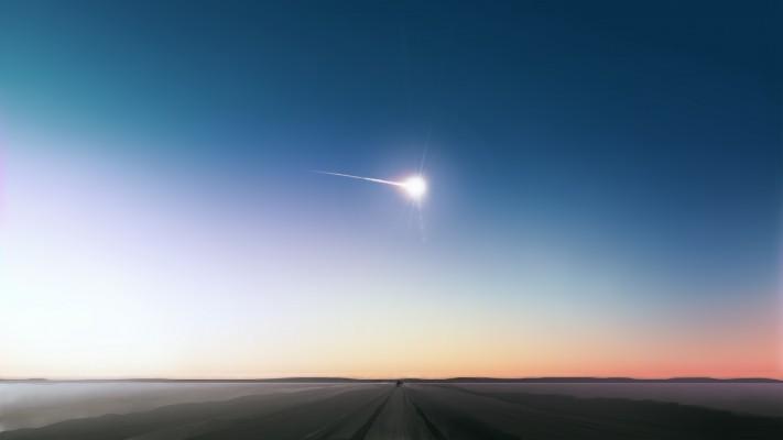 February 15, 2013: Chelyabinsk Early morning: Another fireball over Russia. As with Tunguska, it exploded in the atmosphere.