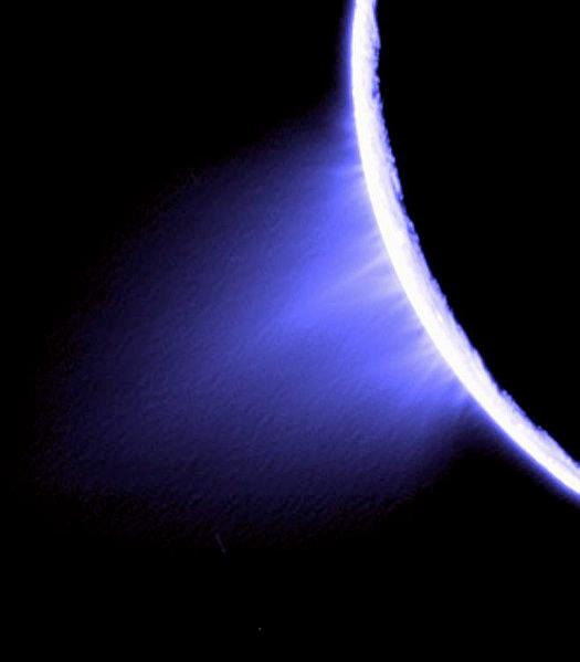 Enceladus An ice world Young, smooth surface Much like