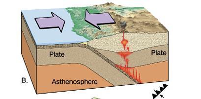 together, much like a jig-saw puzzle. There are called Tectonic Plates.