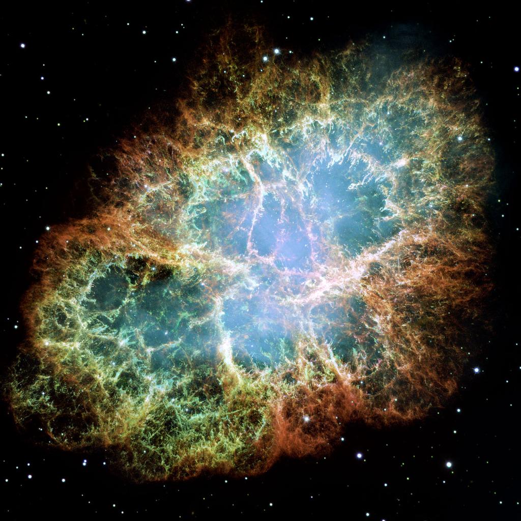 The Crab Nebula, remnant of a
