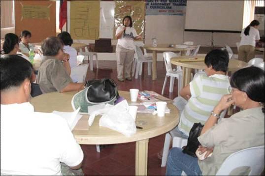 The TWG, together with some representatives from the 8 pilot barangays,