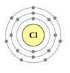 Element Name: Chlorine (Cl) Number of valence electrons: 7 Number of protons: 17