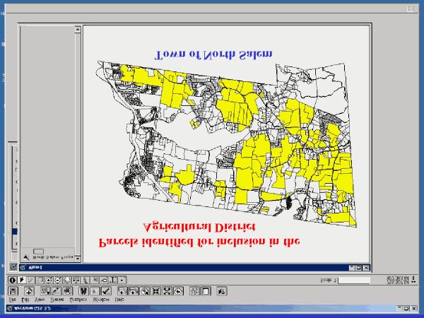 Slide 15 of 32 Farm Parcels were selected and saved to a separate data set.