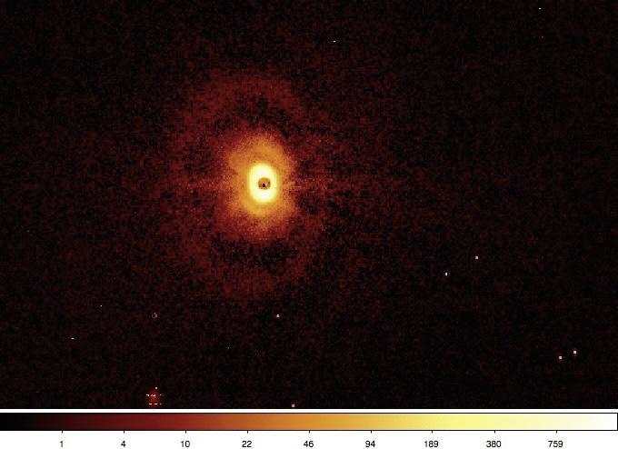 The HD 97048 image from NACO old reduction is from Quanz et al. (2012), and the NACO new reduction and SPHERE data are from Ginski et al. (2016).