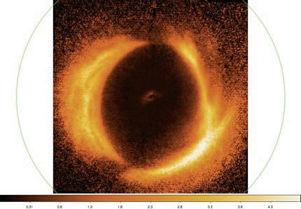 , 2017; Avenhaus et al., 2017). 34 F stars 50 au RX J1615-3255 T Tau stars Figure 2. Collection of images of protoplanetary discs observed in PDI with SPHERE.