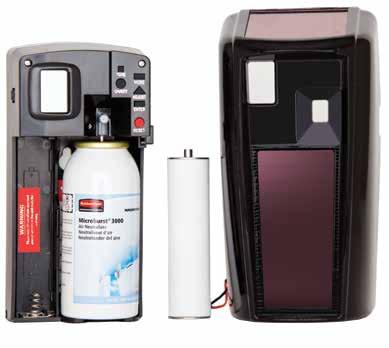 Lower Maintenance Costs Each Microburst 3000 air care dispenser is self-powered and works right out of the