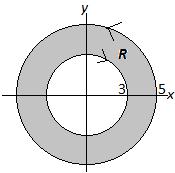 Example 49.6: Evaluate, where F(x, y) = e x + y, x sin y and is the boundary of a region enclosed by two concentric circles, centered at the origin, one of radius 5 and the other of radius.