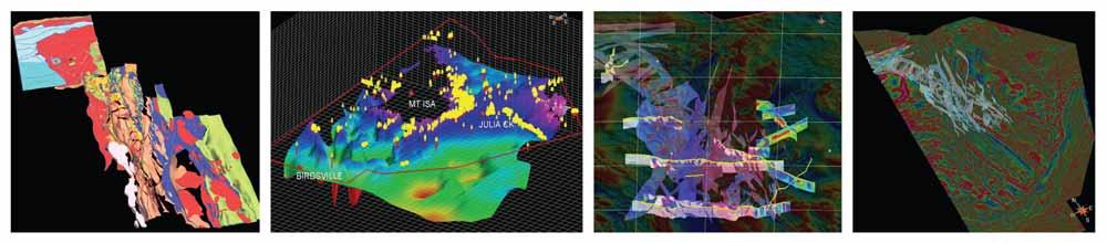 (2) Subsurface geology integrating geology and advanced geophysical processing New Data + Modern Modelling Techniques magnetotelluric, new and reprocessed