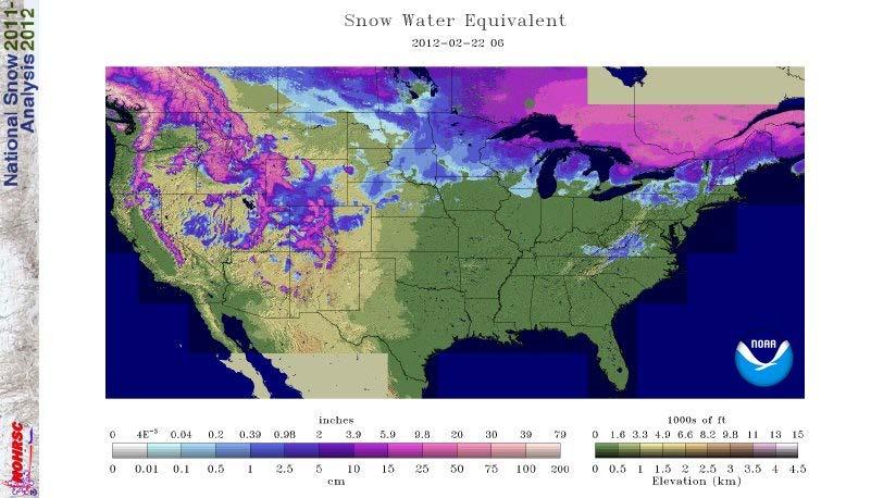 Over 50% of their 2011 snow
