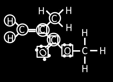 In acrylonitrile and methyl methacrylate indicate which atoms in each molecule must lie in the same plane. How σ bonds and how many π bonds are there in acrylonitrile and methyl methacrylate?