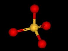 What is the geometry of the SO2 molecule?