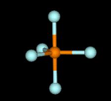 What is the shape of the molecule below?
