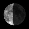 In the arrangement of the Sun, Earth and Moon illustrated below, where would one see a waxing Moon? A waning Moon?
