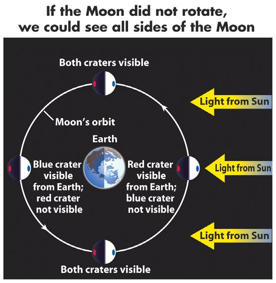 Synchronous Rotation of Moon Observations show that the Moon always